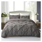 2020 Hot selling Duvet Cover Set 3 Pieces/ Luxury Decorative Stylish Brushed Microfiber Bedding Set Silk bed Set