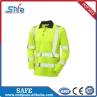 Breathable Long Sleeve Shirts Bulk Wholesale Clothing Waterproof Reflective Fabric Hi Vis Long Sleeve Shirts