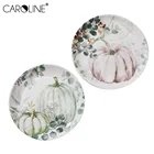 Set Dinnerware Dinnerware Plate 4 Set Ceramic Pumpkin Dinnerware Plates Best Price Round Hand Painted Plates