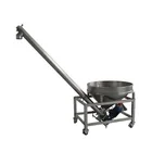 Extruder Inclined Screw Feeder Conveyor For Powder Packaging With Square Hopper