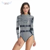Long-sleeved beach bathing suit swimsuit sexy costume