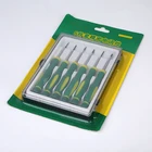 6 in 1 Precision Screwdriver Set with soft Plastic Handle,double colour handle screwdriver set
