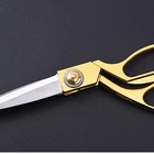 8"Gold-plated ribbon cutting ceremony / household / tailor scissors