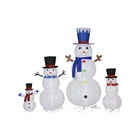 Decorations Decor Set 4 Sets Of Popular Foldable Christmas Snowman Decorations For Sale