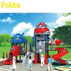 Colorful Forest Kids With Slide Kids Playground Equipment