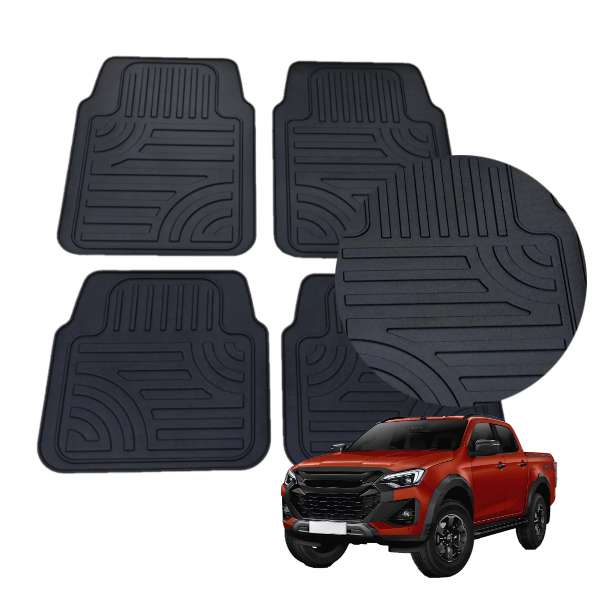 Universal Automobile Accessories Deep Dish Matting Tpe Waterproof 3d