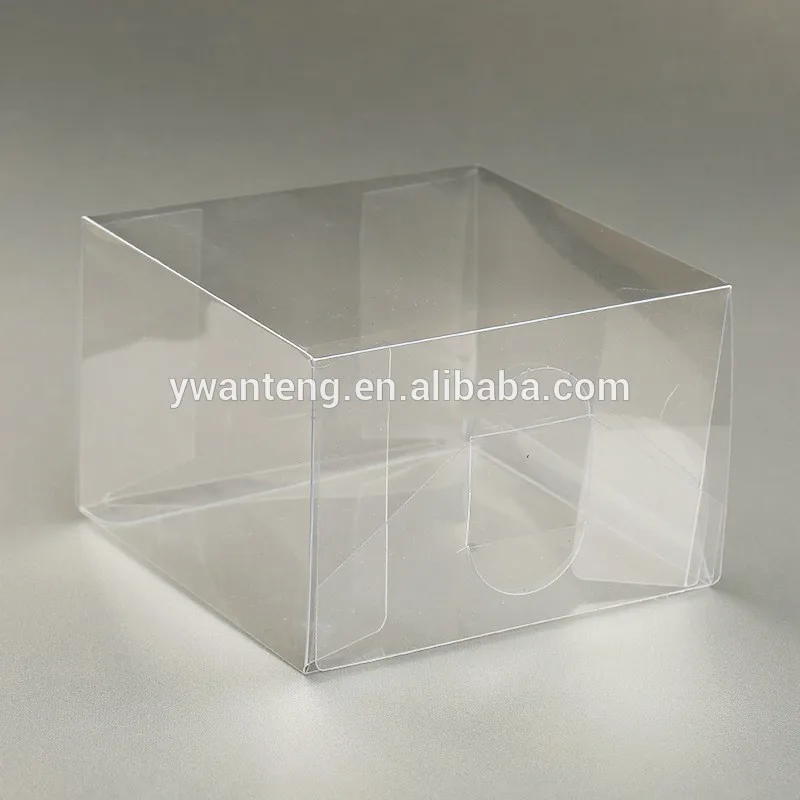 transparent clear pp pet pvc foldable packaging small plastic