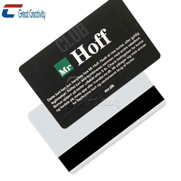 credit card size barcode printing pvc gift card with custom