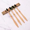 Travel Home Hotel Use Natural Bamboo charcoal Soft Bamboo Toothbrush