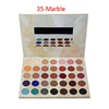 Private Label 35 Color Eyeshadow Palette Cheap Cosmetic Glitter Eyeshadow Palette With Small Quantity
