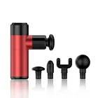 2020 new idea 4 speeds 4 massage heads intelligent neck massager fascia massage gun muscle