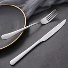 Best Seller Cutlery Stainless Steel 1810 304 Set Silver Colour Mirror Polish Bulk With Wooden Box