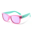 New Silicone Kids Sunglasses Boys Girls Baby Fashion Sun Glasses UV400 sunglasses Child Shades