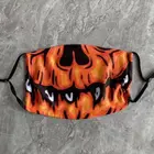 Party Wholesale Amazon Hot Custom Horror Printing Halloween Reusable Party Face Cover