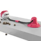 Toy Eco Friendly Suction Cup Dog Pulling Sound Bell Chew Toy