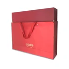 Recyclable luxury personalized shopping paper bag with logo tea bags paper packaging box