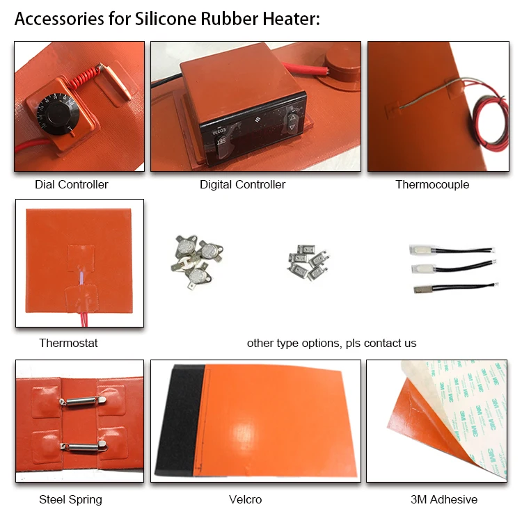 Drum Silicone Rubber Heater, 800W, 1000W, 2000W, 3000W - detail 12