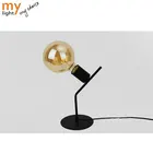 Logo Customization Lamp Table Lamp Glass Residential Creative Sphere Led Reading Table Lamp Glass