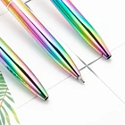 Pen New Style Multi-color Gift Pen Body Gradient Custom Logo Big Diamond Crystal Ballpoint Pen