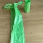 Eco Friendly 100% Biodegradable Compostable Kitchen Trash Bag With Handle T-shirt On Roll