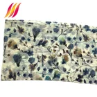 Wholesale Custom Hand Print 100% Pure Wool Shawl Scarf For Women