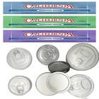 Factory direct sale metal tin box for dry herb flower packaging customized label presstin tin can
