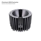 Custom Die Casting Aluminum Lamp Housing, LED Lamp Shade