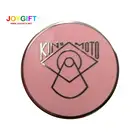 Custom lapel pin high quality enamel round pin with printing