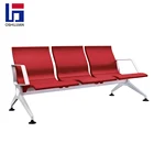 Barber shop healthcare shopping mall bank PU waiting bench seating chairs