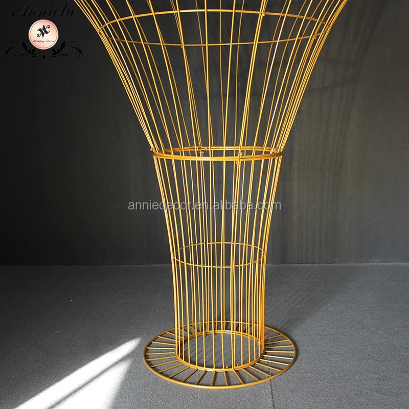 ANNIELU wedding Iron stage backdrop walk way Riches honour flowers decoration backdrop