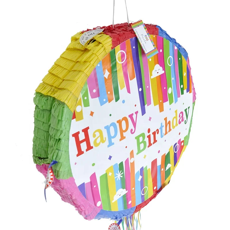 Plegable Maxican piñata de cuerda pastel de cumpleaños, favores de Partido de la decoración de la boda de encargo al por mayor