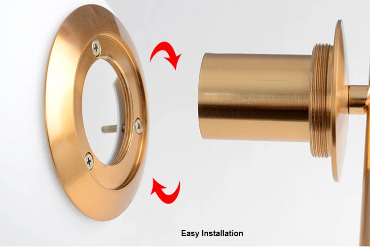 Modern home decor desk lamp gold glass ball muti color simple table light