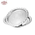 Kitchen use apple carving serving tray stainless steel serving dish plates for foods