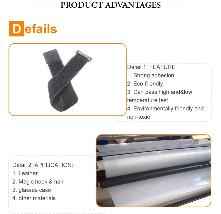 Level 4 TPU Hot Melt Adhesive Film with 105℃ Melting Point and 125-135℃ Ironing Temperature for Sports Shoes