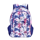 School New Fashion Flower Pattern Design High Quality School Backpack