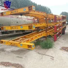 Second Hand Used 40ft Skeletal Container Truck Trailer For Sale