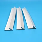 PVC Material extruded plastic profiles -chamfer pvc chamfer strip