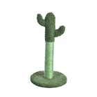 Sisal Materials Green Post Vertical Cat Jumping Scratcher Toy Cactus Cat Tree
