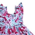 Wholesale Kids Boutique Outfits Sets Summer Children Printed Tunic And Short 2pcs Baby Girl Outfit Set