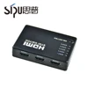 SIPU Wholesale Ultra HD 4 k Porta HDMI Switch 5 to 1 3D 4 k * 2k 1080 p Video switch HDMI Switcher