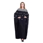 Moroccan Style Jilbab Maxi Skirt Kaftan Women's Muslim Prayer Dress Butterfly Abaya