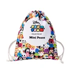 Customize promotional reusable eco friendly Portable cotton canvas drawstring bags