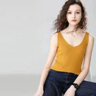 Knitted Vest 2020 New Design Women Knitted Top Ladies New V-neck Ladies Casual Knitted Vest
