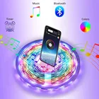 Rgb Led Strip With Ledrgb 2020 Amazon Hot Sale 5050 Smart Waterproof RGB Led Strip Lights With Remote Control