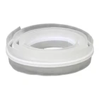 Custom 5# special transparent tape nylon zipper for garment