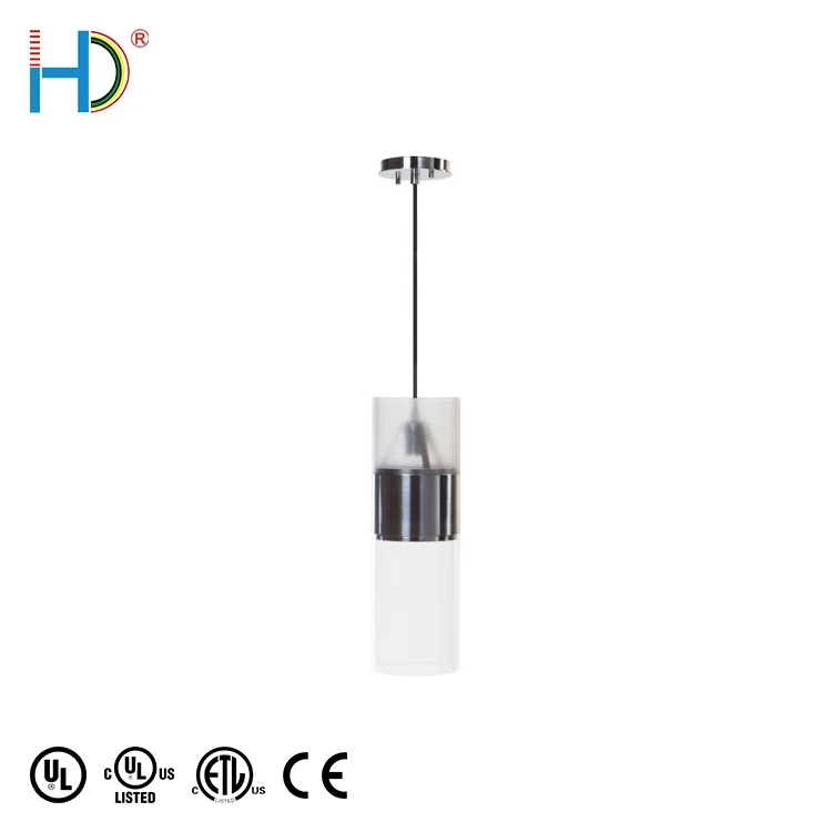 Decorative Nordic Modern Hanging Cone Glass Jar Chandelier Pendant Light