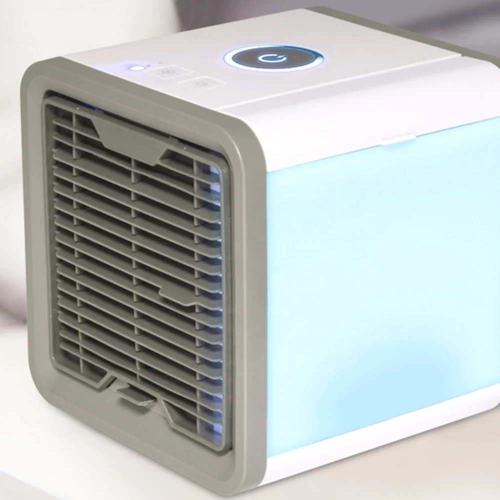 personal air cooler fan personal space cooler with built-in led