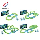 Toys Car 50% Discount Railway Plastic Remote Control Racer Rc Glowing Electric Toys Race Car Track