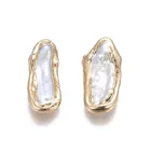 DIY design white pearl shell decoration charm for jewelry