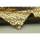 high quality custom printed faux leather gold glitter synthetic leather for bags